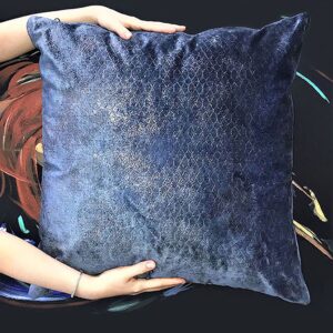 housse-de-coussin-bleu-nuit-bronze-geometrique-sur-mesure-1