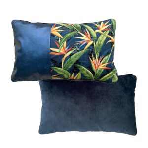 Housse-de-coussin-rectangulaire-30×50-cuir-coton-velours-bleu-indigo-paillettes-8-min