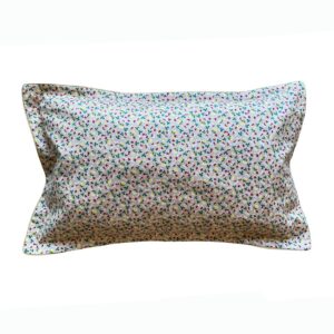 Petit coussin beige en coton